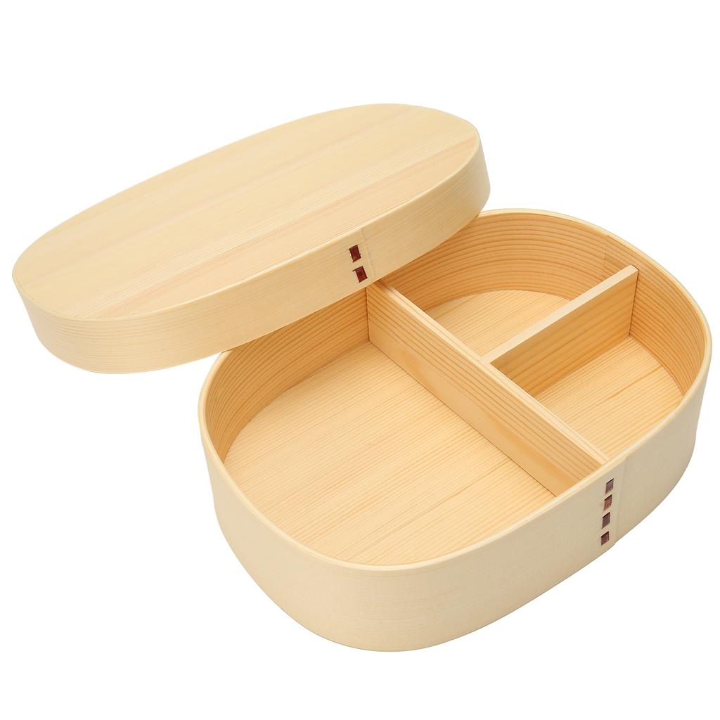 Bento Box Tragbar Japanischer Stil Einlagig Holz Lebensmittel Sushi Behälter Geschirr