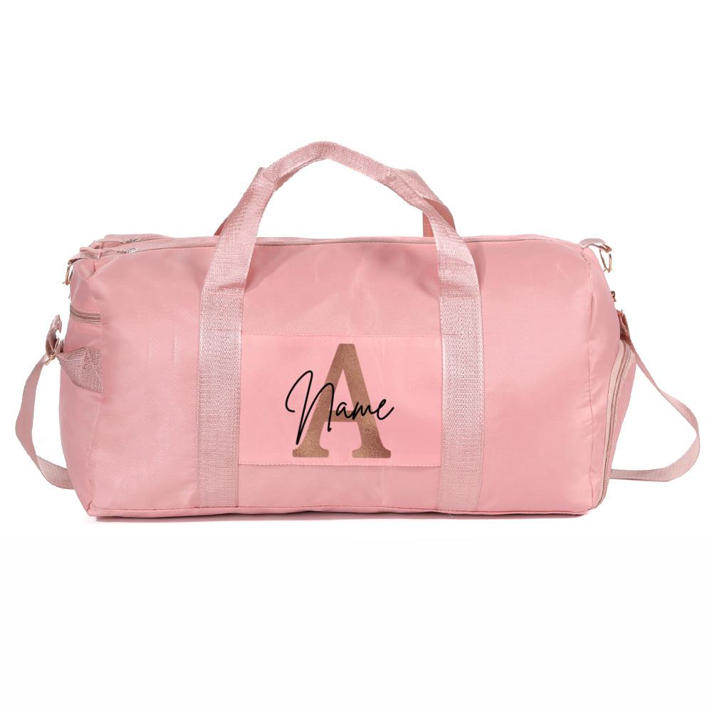 

Personalised Training Gym Bag Custom Monogram Overnight Holdall Gift for Her Cabin Bag for Holidays Mothers Day Gift Duffel Bags