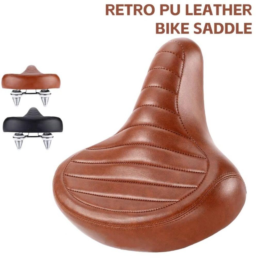 MTB Spring Bicycle Saddle Shock-Absorbing Mountain Bike Seat Bicycle Seat Cushion  Electric Bike