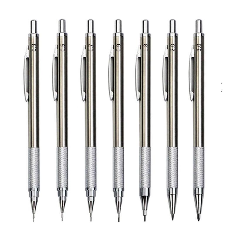 2.0 Metal Mechanical Pencil, Low Center of Gravity, No Sharpening Needed, Ideal for Drawing