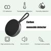 Leicht zu tragender Kohlenmonoxid-Alarm mit Digitalanzeige Kleine kreisförmige Gasmelder für Küche, Outdoor-Reisen, Sicherheit