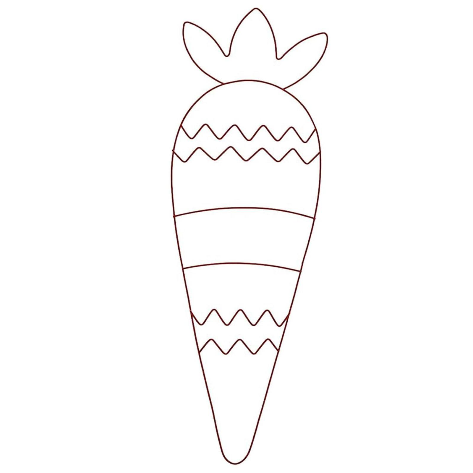 

20 в форме морковного венка, каркас из проволоки