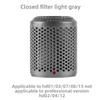 Neue staubdichte äußere Filterabdeckung Staubsaugerzubehör Silber für Dyson Haartrockner HD01 HD03 HD08
