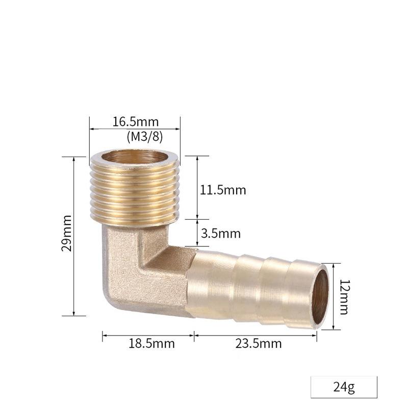 Messing Schlauchanschluss 4mm-19mm Tülle 1/8" 1/4" 1/2" 3/8" BSP Innengewinde Kupferverbinder Gelenk Kupplung Adapter