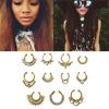Charms Fake Septum Clicker Nasenring Nicht Piercing Aufhänger Clip On Schmuck