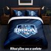 NSW Blues Design Bed Bedding Set 1 Duvet Cover + 2 Pillowcases Soft Breathable Household Bed Linens