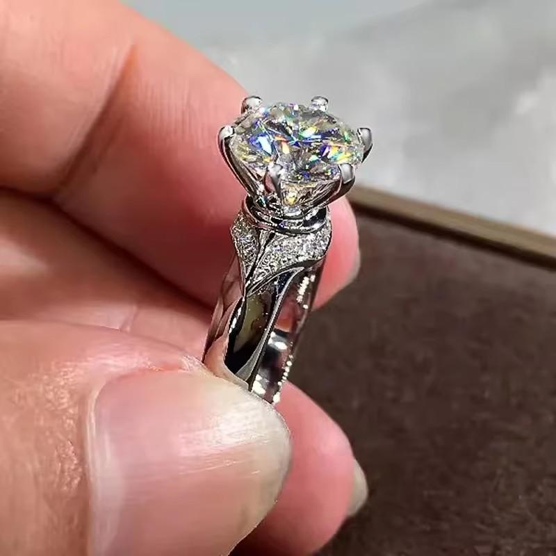 

Huitan Блестящие кольца с фианитами для свадебного кольца Роскошные Богатые Изысканные Аксессуары для пальцев Элегантные Ювелирные изделия с темпераментом для женщин 10