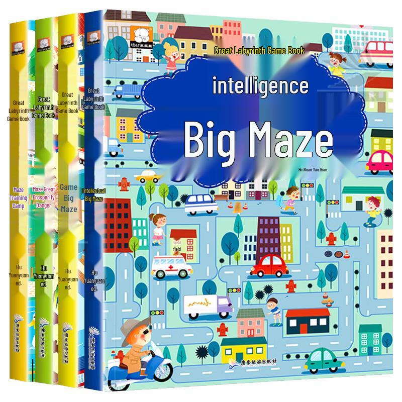 Kids Concentration & Logic Activity Book Set