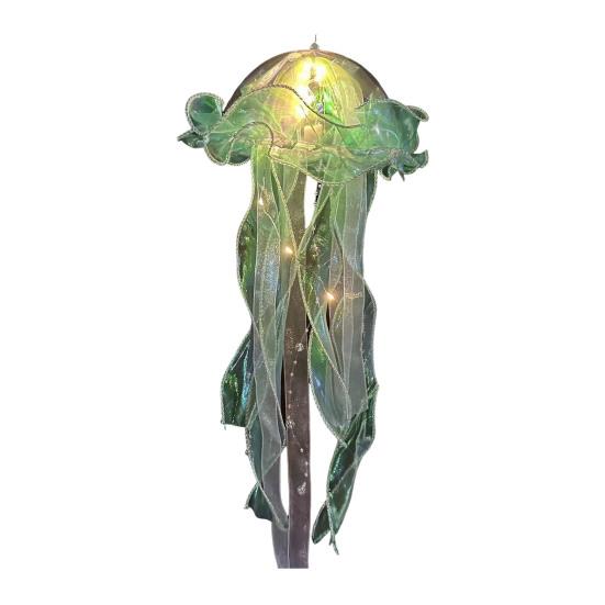 LED Night Light Gradient Jellyfish Pendant Colorful Lamp Ornament Decorative Night Lamp Gift for Friends And Children