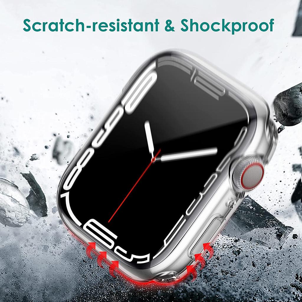 Cover For Apple watch Case 44mm 40mm 42mm 38mm iWatch serie SE 6 5 3 Accessories Screen Protector Apple watch 8 7 45mm 41mm Case