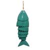 Colored Fish Wind Chime Hanging From Your Porch Or Deck Weather-Resistant And Artistic Wind Chimes Mobile Create Atmosphere