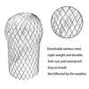 Roof Gutter Guard Filters 3 Inch Expand Aluminum Filter Strainer Stops Blockage Leaf Drains Debris Drain Net Cover