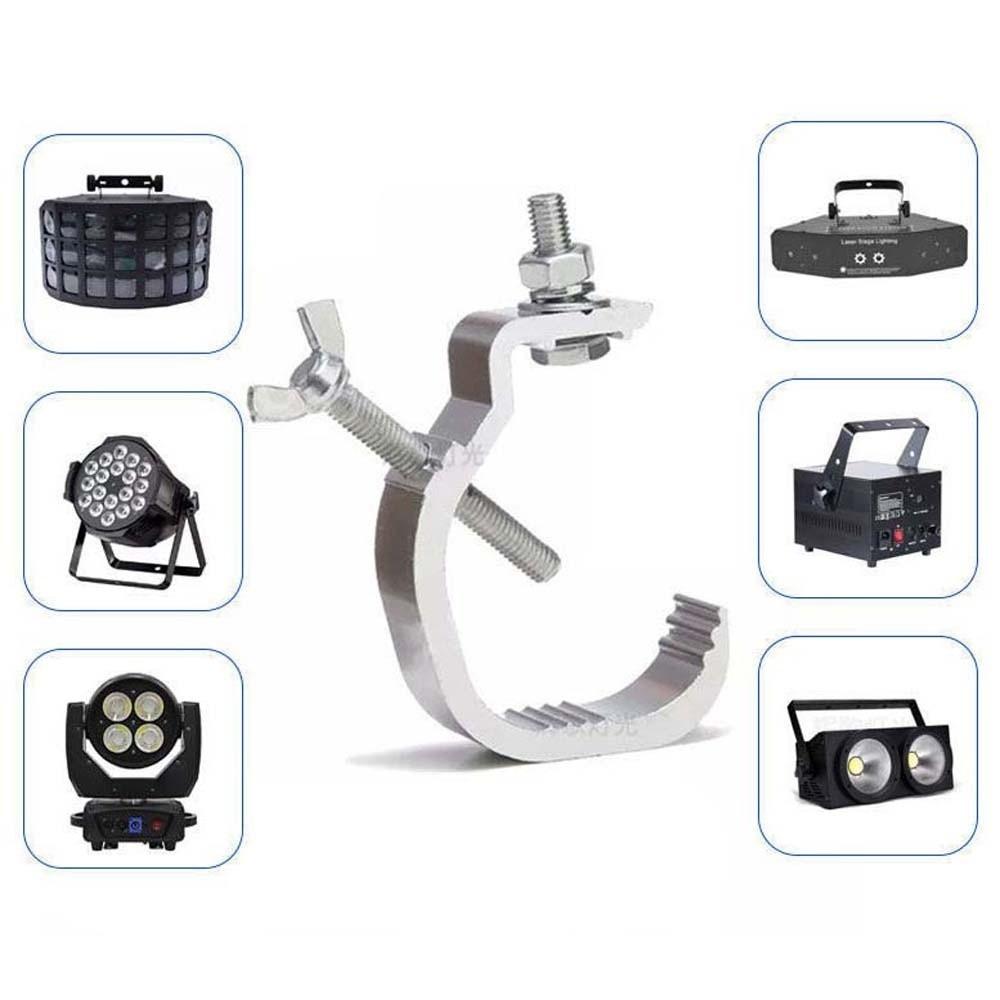 10pcs Stage Lights Hangings Light Hook Par Lamp Fixed Clip Lights Clamp Bracket Stage Lights Clamps Aluminum Alloy