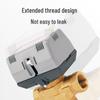 Electric Brass Two-Way Ball Valve with Two-Wire Control, Normally Closed/Open, for Water Pipeline