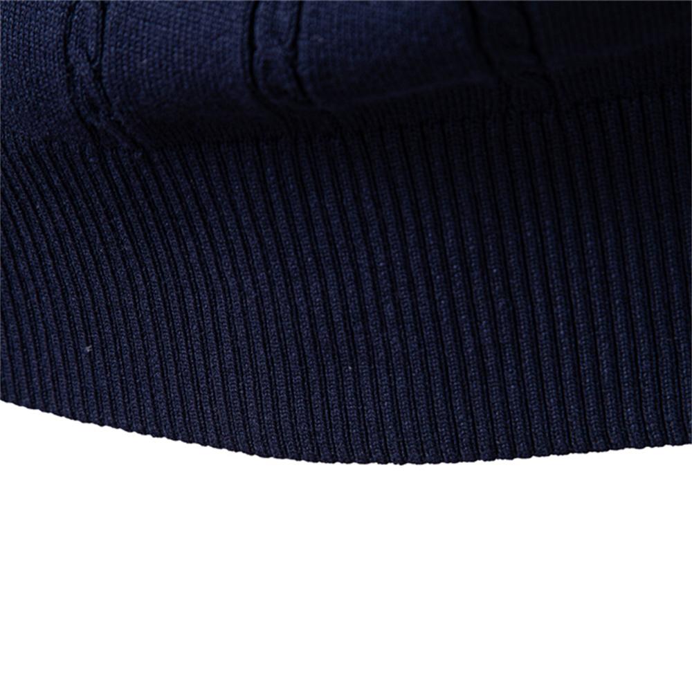 AIOPESON New Men Solid Color V Neck Knitted Sweater Vest Warm Sweater for Men