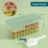 ZISIZ Large Capacity 3-Layer Ice Cube Maker