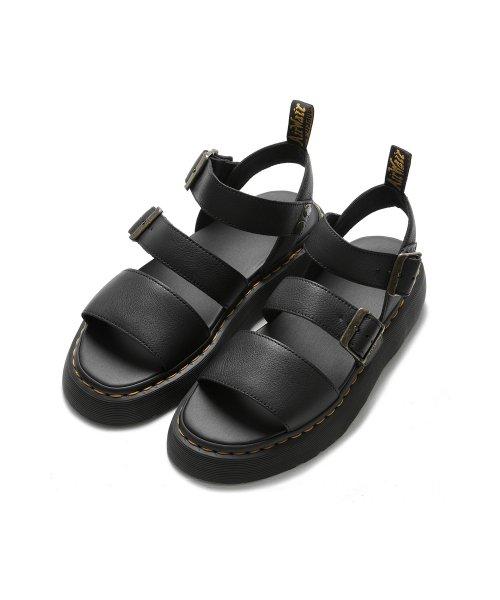 Dr. Martens Griffon Černé sandály Quad 25720001