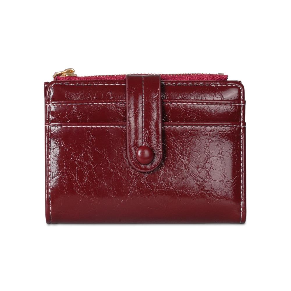 Zipper Women's Wallet Multi-function Coin Purse Vintage Pu Short Wallet  Daily