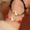 2026 Year of the Horse Red String Bracelet for Women - Woven Rope Gift for Girlfriend