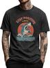 Domirica Vintage Graphic T Shirts Men Short Sleeve Washed Solid Cotton Big and Tall Grunge Y2K Hawaiian Quick Dry Outfits