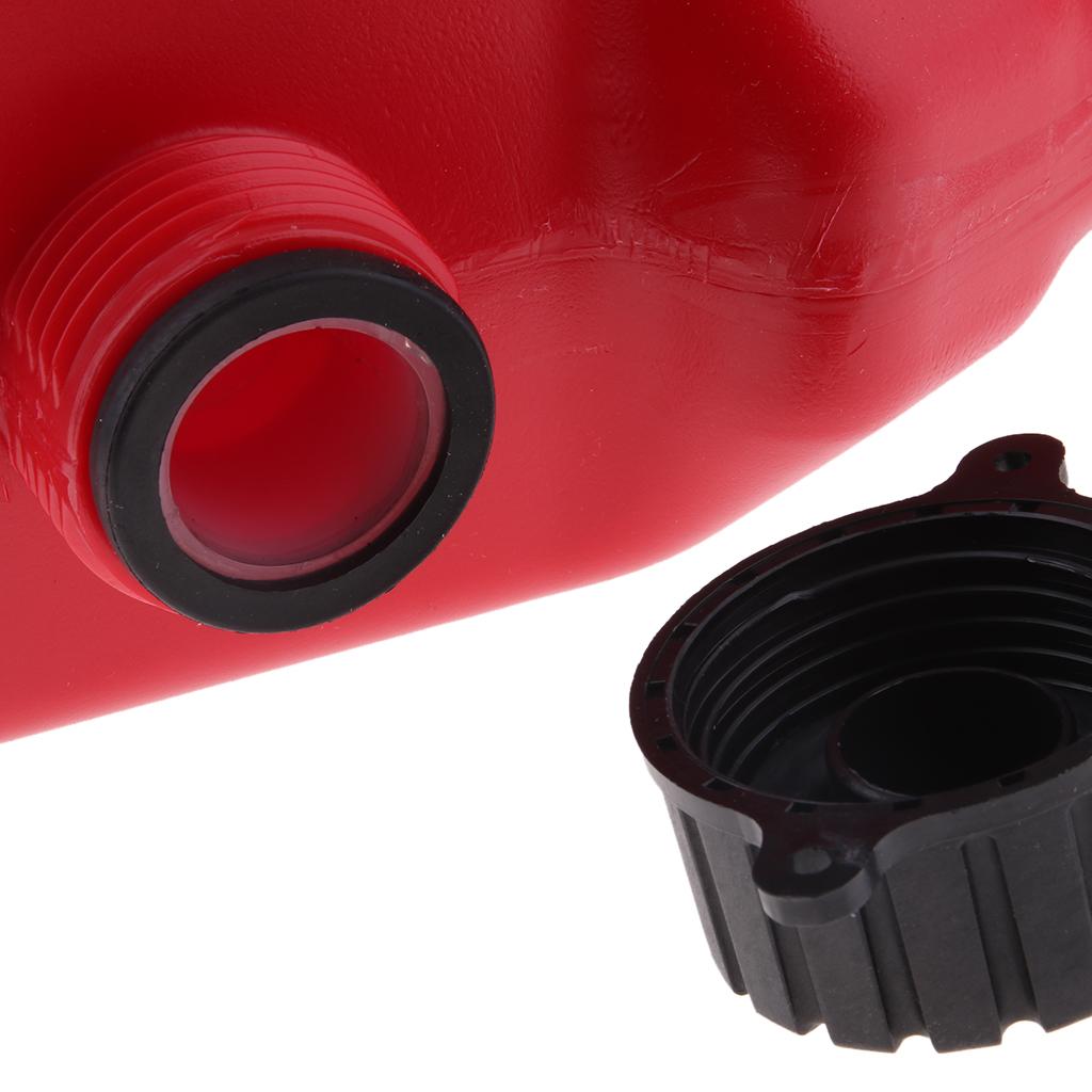 10L Portable Fuel Tank Can Gasoline Diesel SUV ATV Motorcycle Container - Red, as described