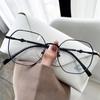 TR90 Polygonal Large Frame Plain and Versatile Anti-Blue Light Glasses Xiaohongshu Internet Celebrity Women’s Myopia Glasses Frame