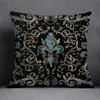 Home Decor Fleur-De-Lis Patterned Decorative Pillow Covers Pattern Cushion Cover Suitable For Sofa Bedroom Car Pillow Cover