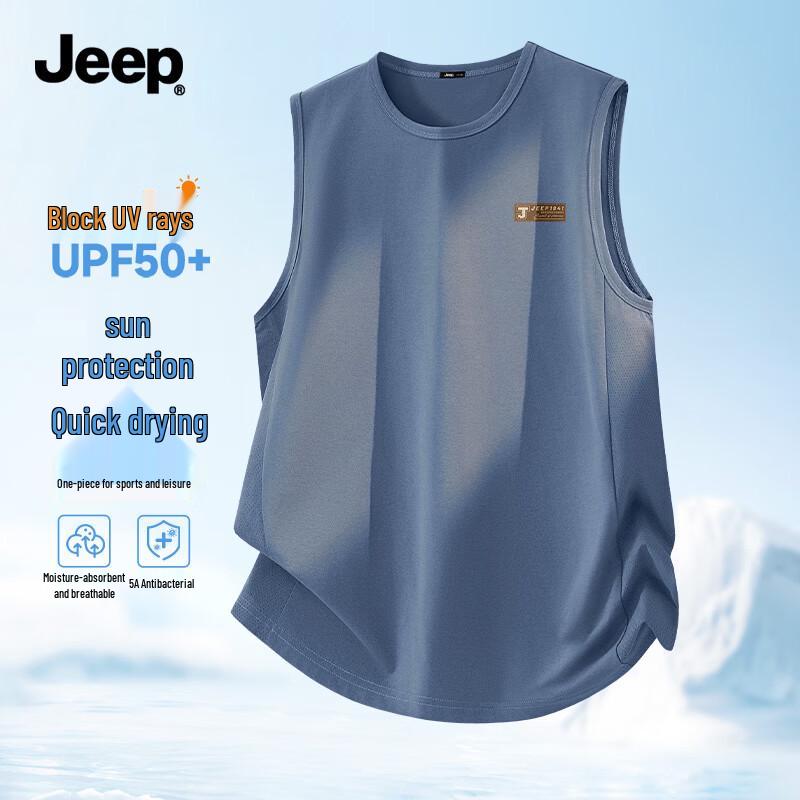 JEEP Men s Quick-Dry Mesh Sports Tank Top M
