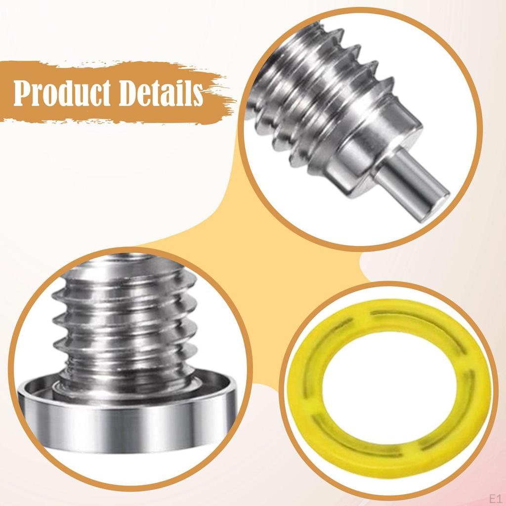 5 Satz Marine Magnetischer Z-Antrieb Getriebegehäuse Ablassschrauben-Kit 8M0058389 Ersetzen