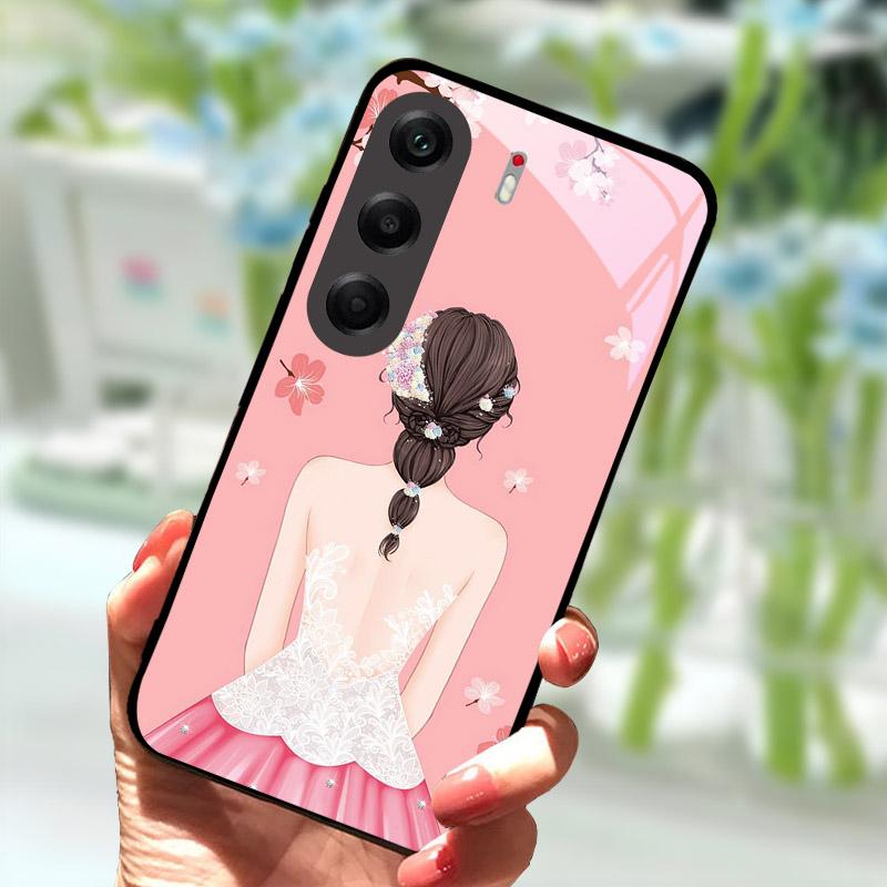 Phone Cover For Tecno Camon40 40Pro 4G Fashion Tempered Glass Anti Drop Protection Shell For Tecno Camon 40 Pro Case CM6 Funda