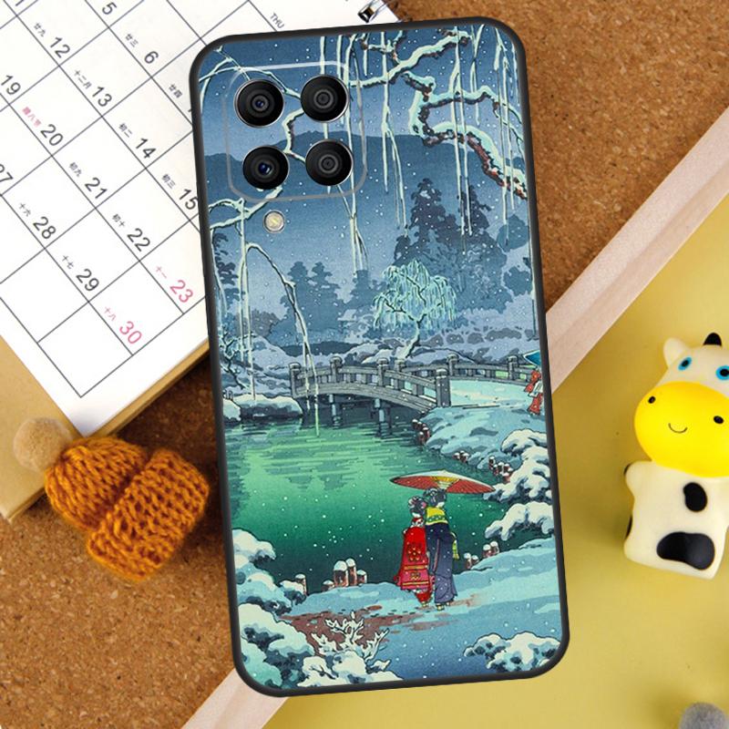Japanese Ukiyo-e Art Case For Samsung Galaxy M14 M34 M54 M31 M51 M12 M32 M52 M13 M23 M33 M53 M30s M31s M20 Cover