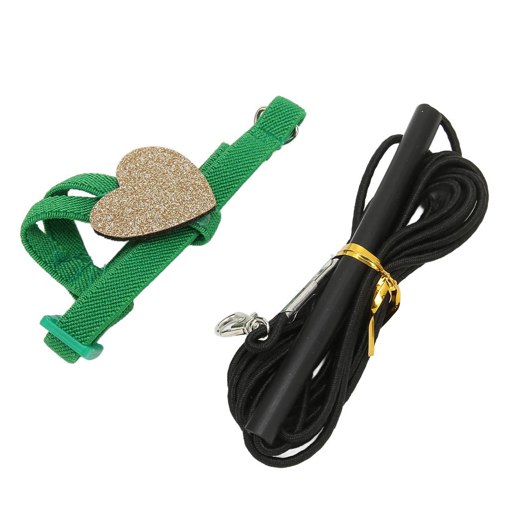 Bird Harness Leash Stretchy Adjustable Lightweight Parrot Flying Traction Rope for Budgies