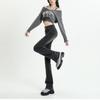 Niche High-waisted Flared Pants Women's Summer Senior Feeling Spice Girl Style Thin Horseshoe Pants Mopping Jeans Tide