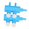 2 STÜCK Set Kunststoff Aquarium Sauerstoffpumpe Adapter Luftstromregler Aquarium Luftverteiler Fischtank