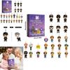 Bts Christmas Advent Calendar With Acrylic Keychain Ornaments For Holiday Gift Giving