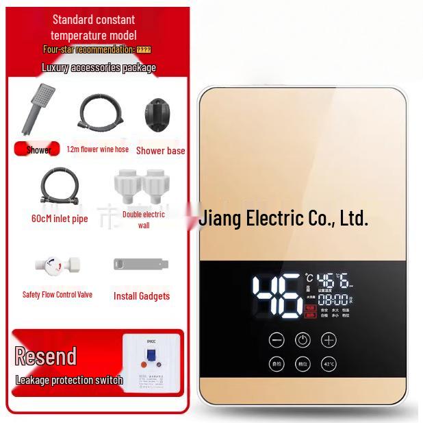 Instant 6000W Electric Water Heater for Homes, Apartments, Hotels - Fast Hot Water Solution