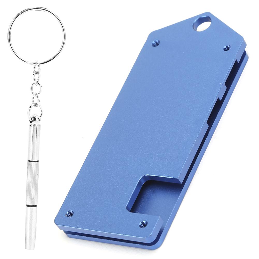 Aluminum Alloy Case for for Raspberry Pi zero w UltraThin DustProof Protective Shell(Blue )
