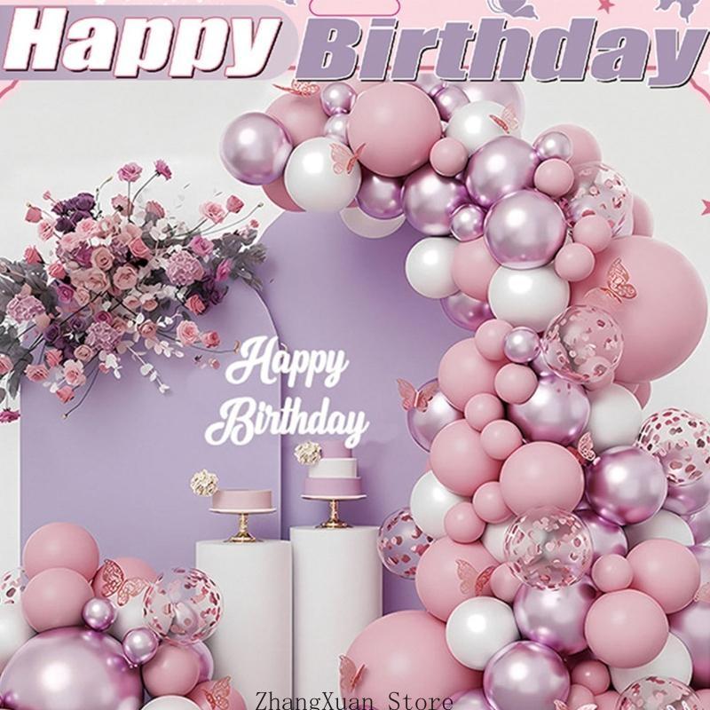 Latex Balloon Garlands Set Colorful Balloon Arch Set Suitable for Weddings Birthdays and Celebration with Easy Setup