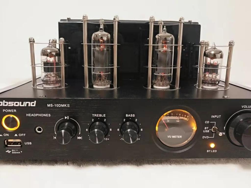 25W+25W High Power Hifi Fever Tube Amplifier Pre-stage Auido Speaker Amplifier Home Theater Bluetooth Support 4-16