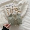 High-end Metallic Fringed Sequin Evening Bag, Luxury Water Bucket Bag, Crossbody Bag