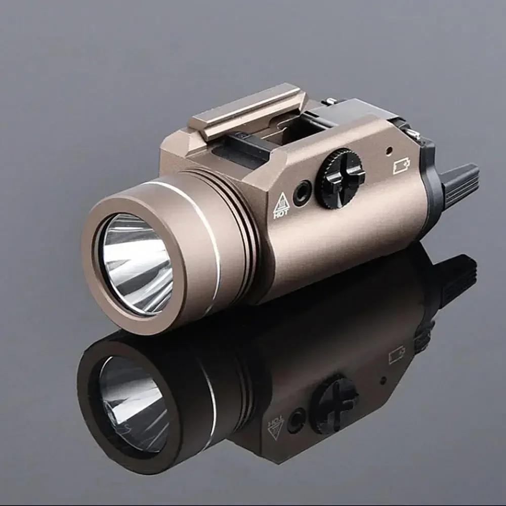 Tactical Weapon Flashlight Metal 1000 Lumens TLR1 LED Light 20mm GLOCK 17 Airsoft Rifle TLR7 Scout Torch Hunting Gun Lamp