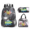 Campus Trend Leisure Children'S Animation Backpack Lightweight Large Capacity Primary And Secondary School Student School Bag Set