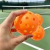 High Quality 6Pcs Courts 40 Holes Pickle Balls Pickleball Training With High-Bounce Pickleballs Colorful Pickleball