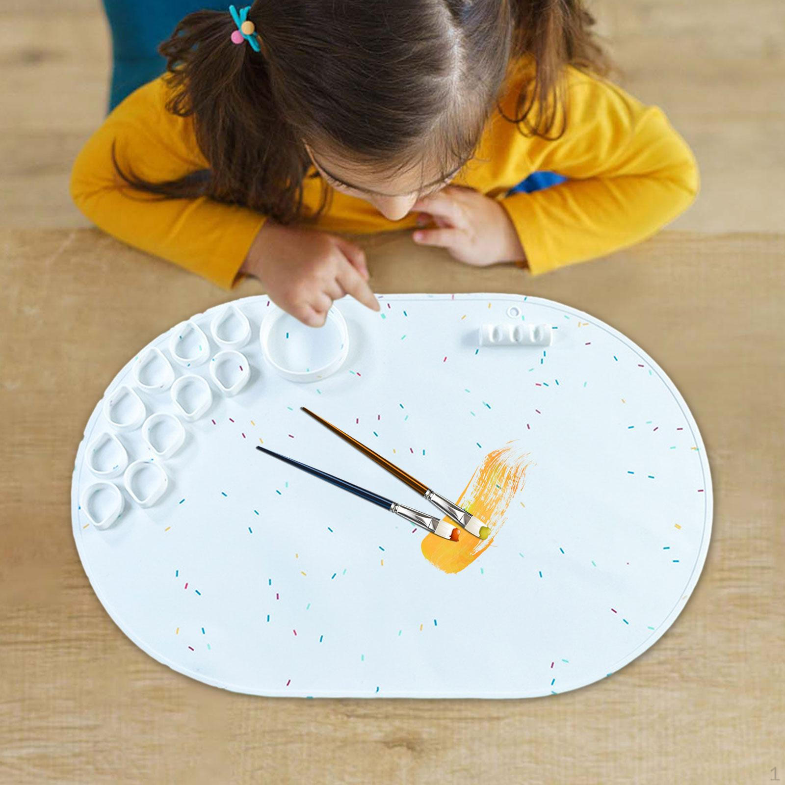 

Силіконовий багатоцільовий килимок для рукоділля для малювання на основі смол білий