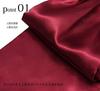 [VAGHEZZA] Ascot Tie and Pocket Square Set, Made in Japan, Plain, Suitable for Weddings, Receptions, and Golf (Light Purple)