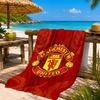 Manchester United Wappen Strandtuch, Schnelltrocknend, Pflegeleicht, Geeignet für Fitness und Strandurlaub, Sport-Essential