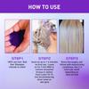 Color Fixing Hair Dye Shampoo To Cover Gray Hair Fade Yellow After Bleach Hair Shampoo Non-irritating Purple Color Hair Mask