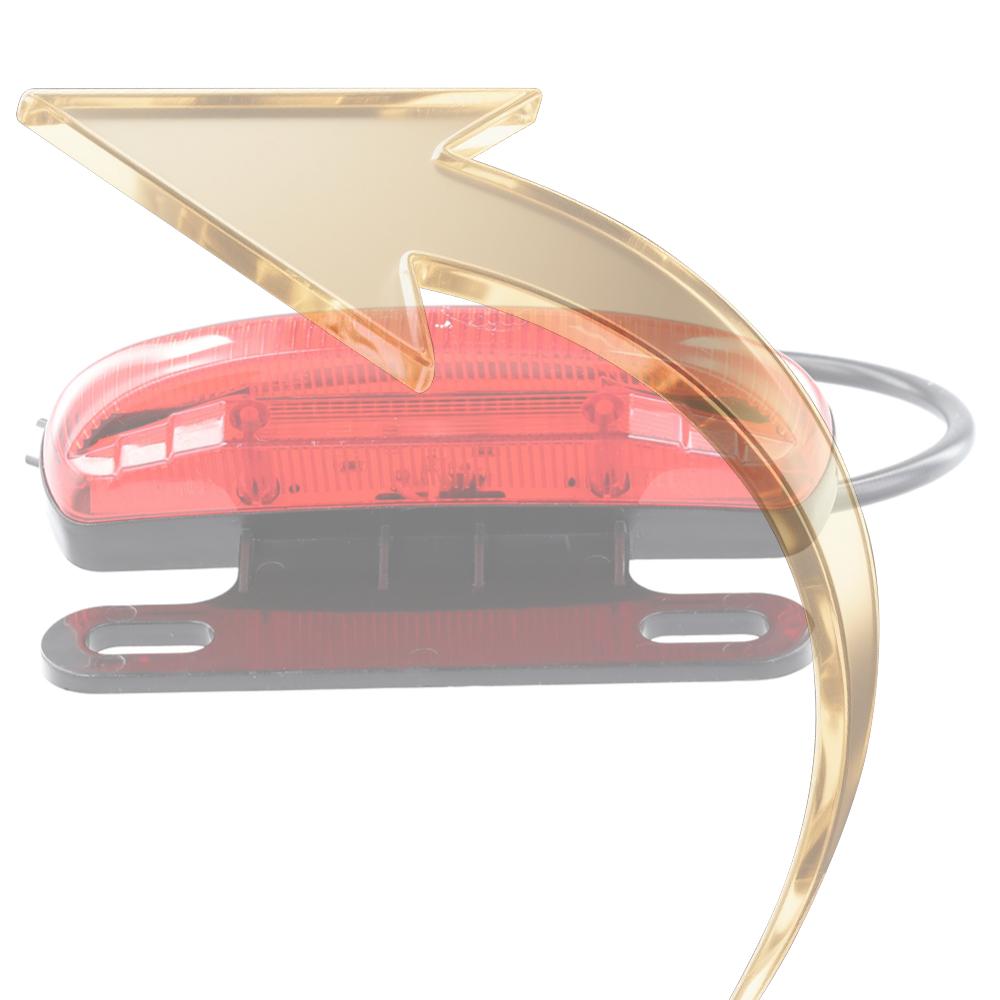 

Electric Bicycle Rear Light DC 36-60V LED Electric Bike Warning Light Ultra Bright Bicycle Brake Light Electric Bike Accessories China Mainland