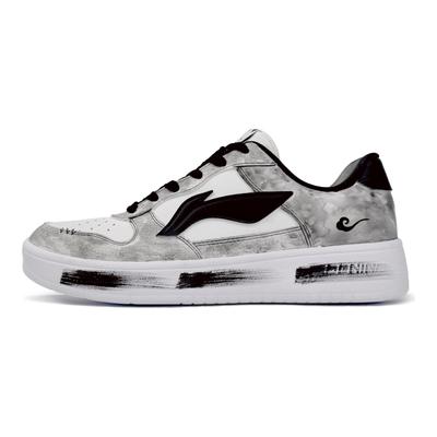 Zapatillas de Skate Li Ning Antideslizantes, Resistentes a la Abrasión, Transpirables, con Aumento de Altura, Caña Baja para Hombre AGCS419-1(Equipo11-)