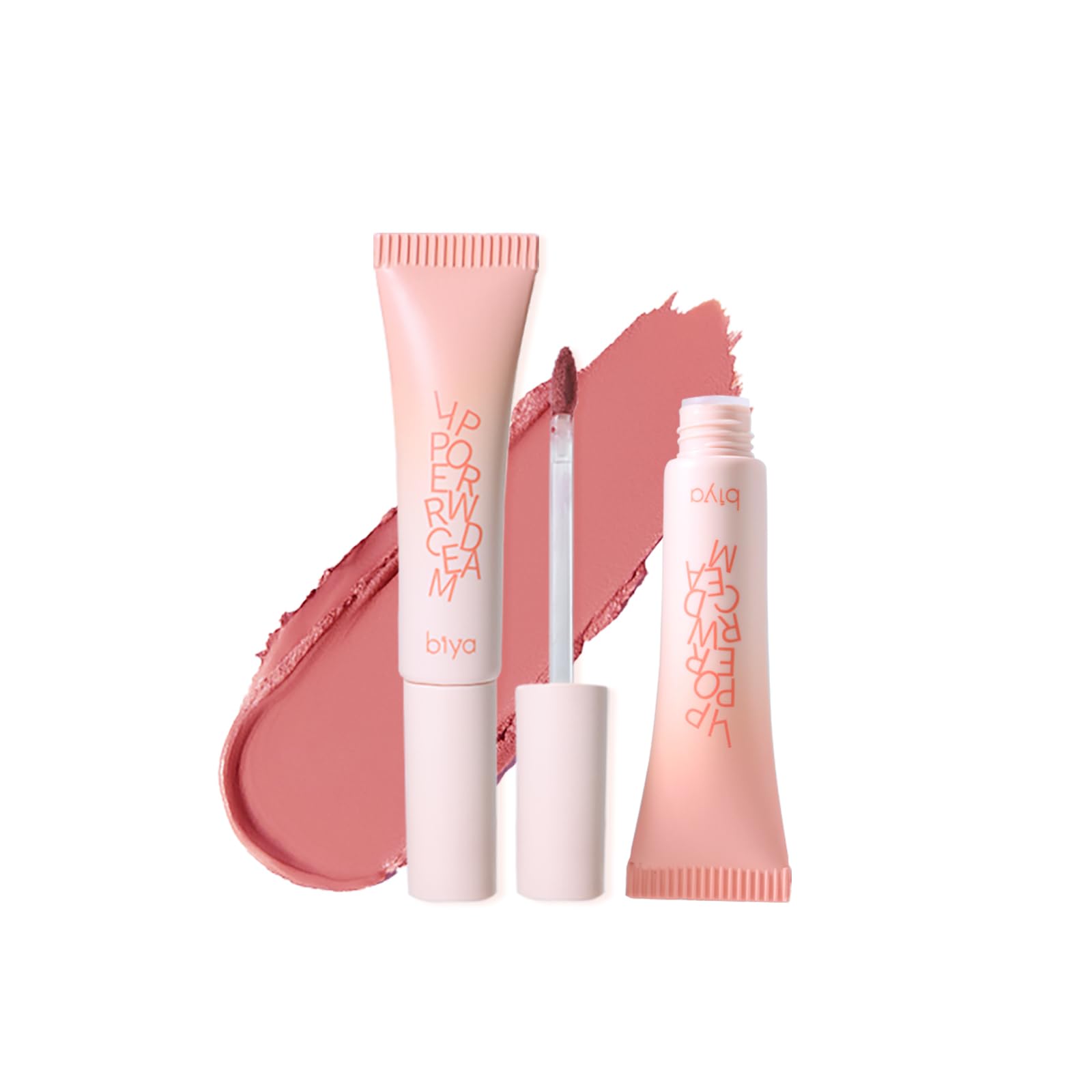 

HOJO WOO Matte Lipstick - Highly pigmented, velvety texture, long-lasting, moisturizing, semi-matt, waterproof, mask-resistant, 6 shades, #3 Smoky